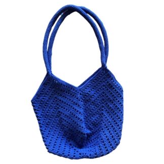 Crochet chevron shoulder Bag