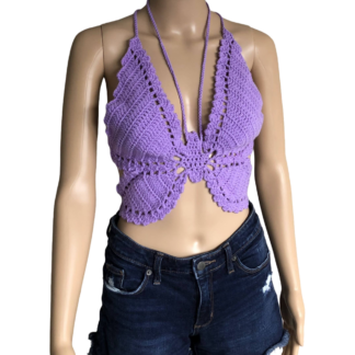 Butterfly Crochet Top
