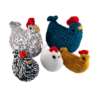Crochet Chicken Plushie